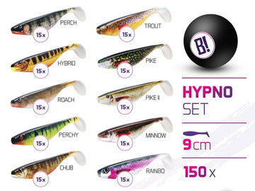 Műcsali szettek BOMB Hypno 9cm / 150db