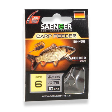 SAENGER Carp Feeder előkötött pontyozó horog