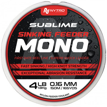 NYTRO - SUBLIME SINKING FEEDER MONO - Monofil zsinór