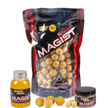 ANACONDA Magist Balls Sweetcorn/Édeskukorica pop up + 250ml liquid szett