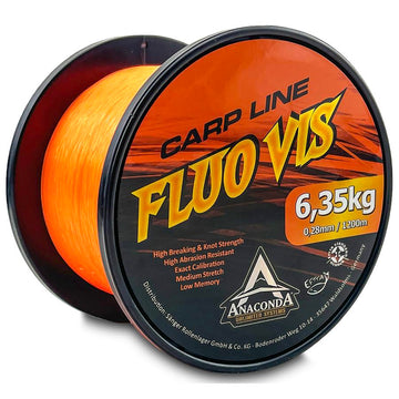 ANACONDA Fluovis Orange Carp Line monofil zsinór narancssárga 1200m