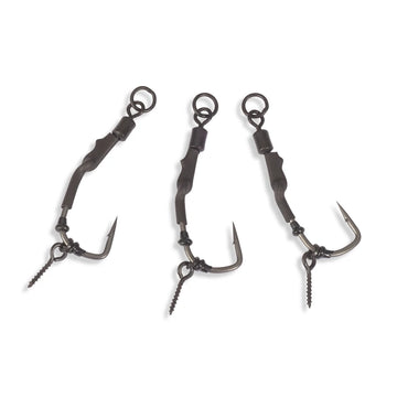 ANACONDA Piercer Ronnie Rig Curve Shank Micro Barb szerelt pontyozó horog