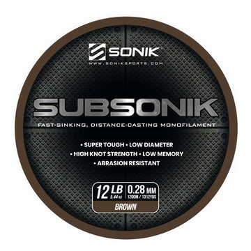 SONIK SUBSONIK BROWN monofil zsinór