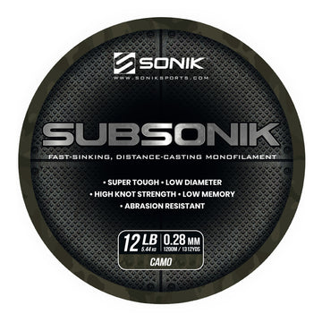 SONIK SUBSONIK CAMO monofil zsinór