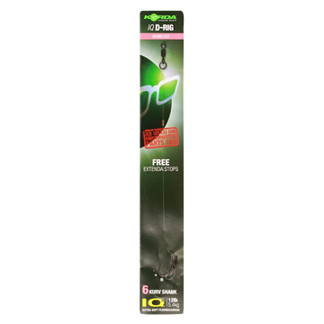 Korda IQ D Rig Kurv 15lb - Előkötött horog