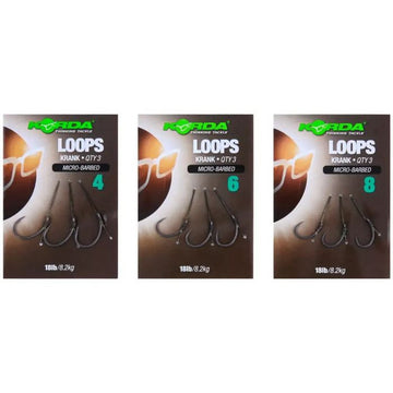 Korda Loop Rigs Size Krank 18lb - előkötött horgok