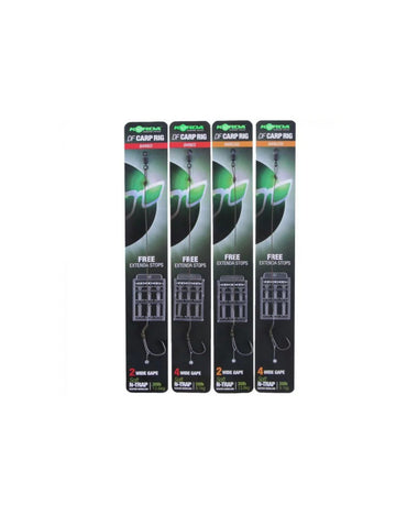 Korda N-Trap DF Rig Wide Gape - Előkötött horgok