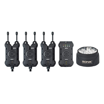 SONIK -SKX 3+1 ALARM + BIVVY LAMP - Kapásjelző szett