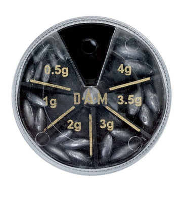 DAM LEAD ASSORTMENT OLIVE W.HOLE 80G