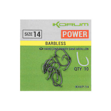 Korum XPERT POWER BARBLESS HOOKS