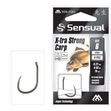 Mikado Sensual X-tra Strong Előkötött Horog