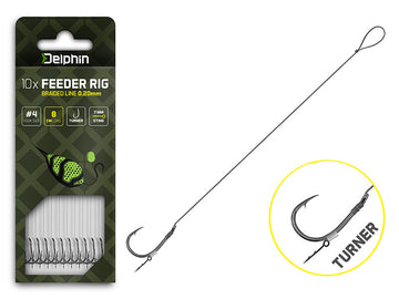 Delphin Braided Sting Feeder Rig - Turner / 10db