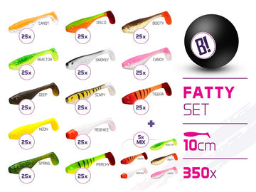 Műcsali szettek BOMB Fatty 10cm / 350db