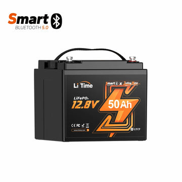 LiTime 12V 50Ah Lithium Battery - LiFePo4 Bluetooth akkumulátor