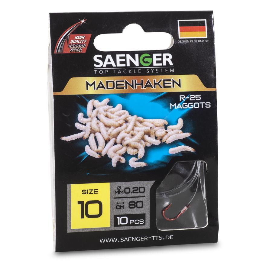 SAENGER Maggothook R-25 előkötött horog
