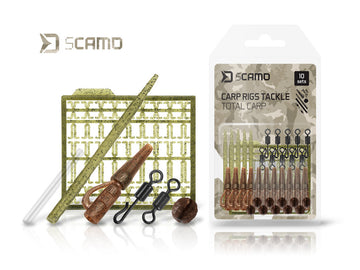 Delphin sCAMO Total CARP pontyozó előke készlet 10 szett