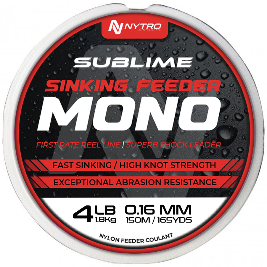 NYTRO - SUBLIME SINKING FEEDER MONO - Monofil zsinór