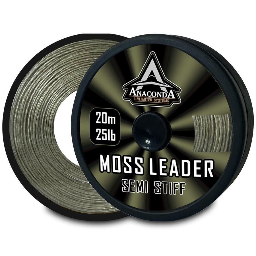 ANACONDA Semi Stiff Moss Leader 20m