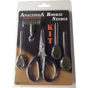 ANACONDA Rookie Needle bojli fúró/fűzőtű/húzó/olló szett / 5 részes