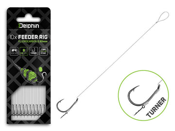 Delphin Fluoro Sting Feeder Rig - Turner / 10db