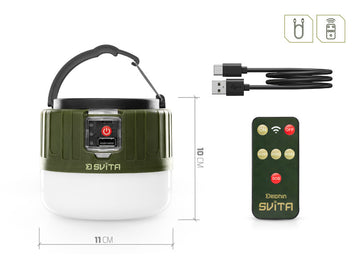 Delphin SVITA kemping lámpa távirányítóval 4W/3600mAh