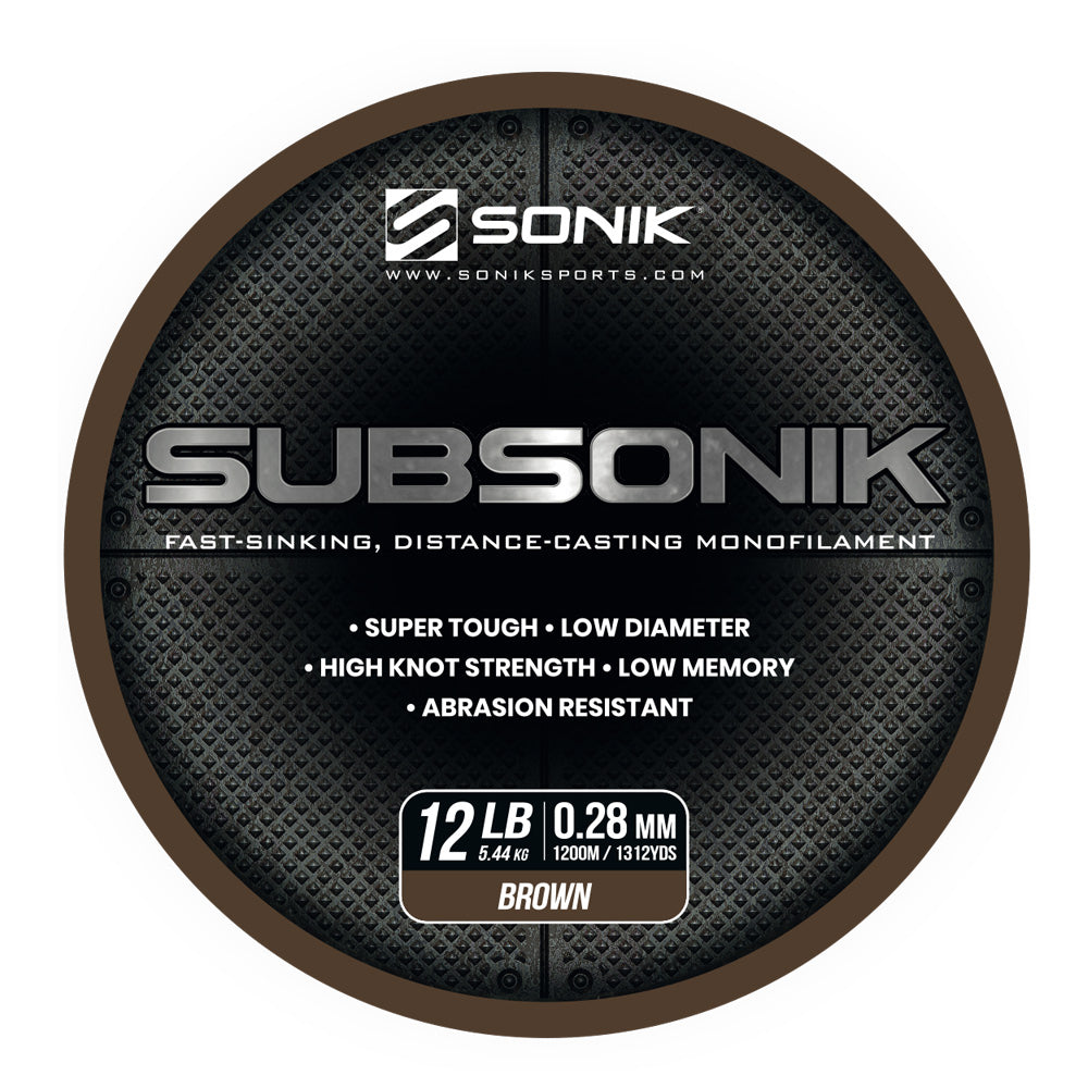 SONIK SUBSONIK BROWN monofil zsinór
