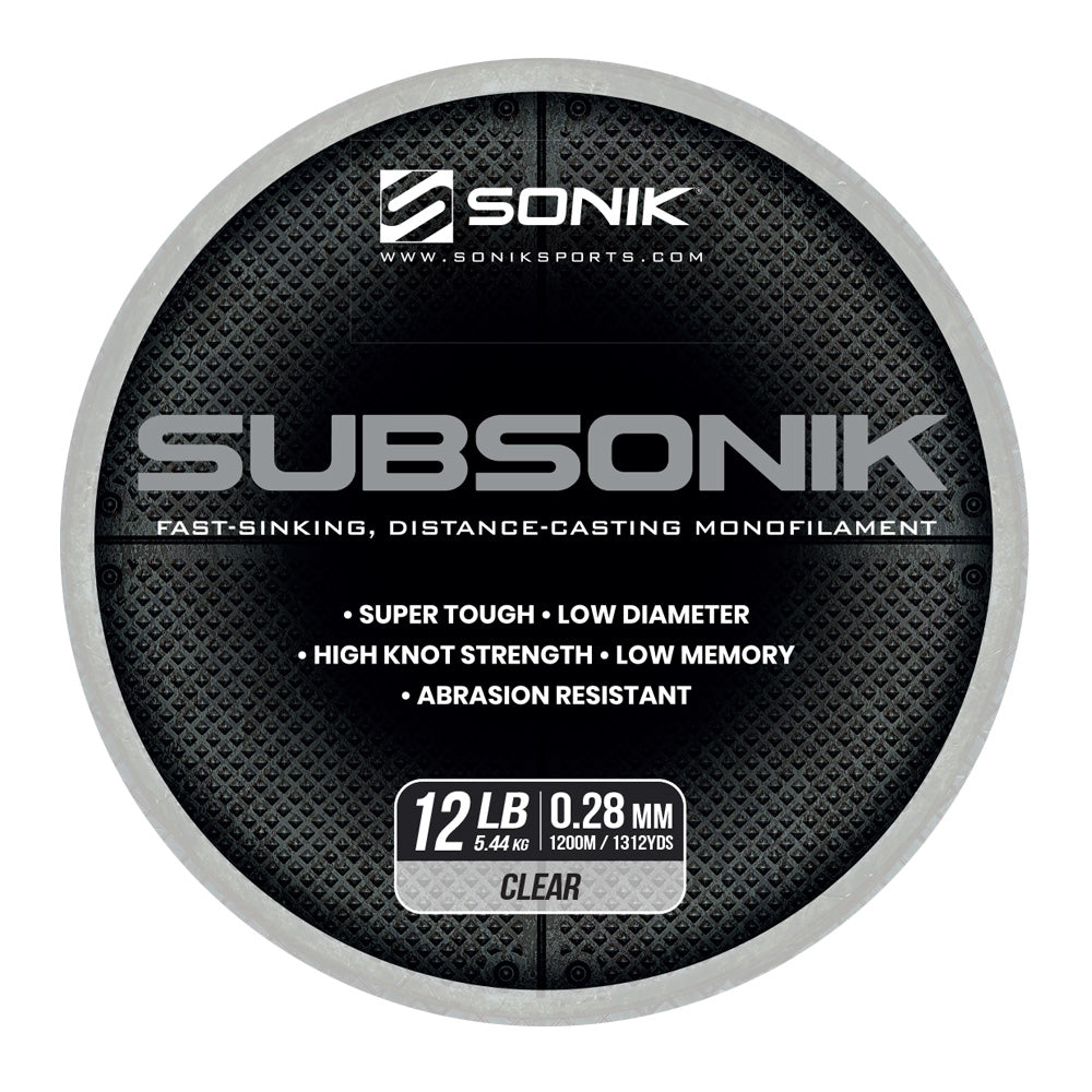 SONIK SUBSONIK CLEAR monofil zsinór