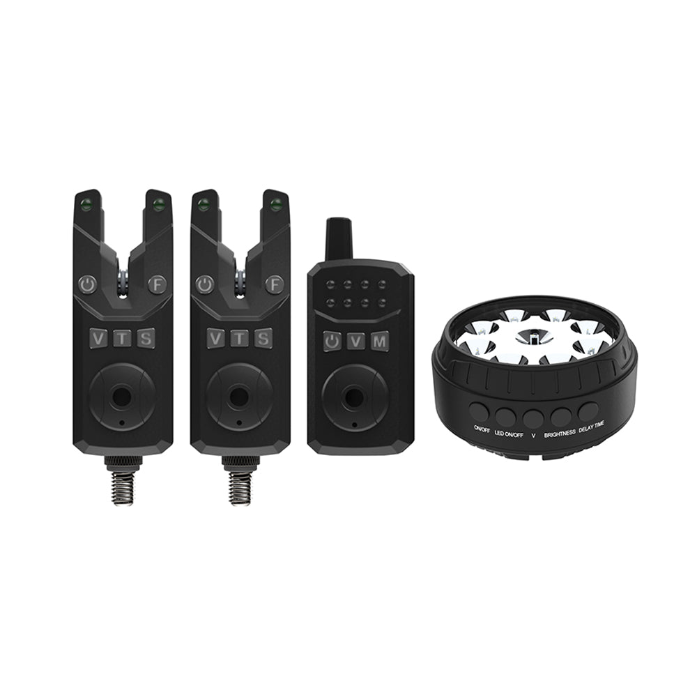 SONIK SKS2 ALARM SET + BIVVY LAMP - Kapásjelző szett