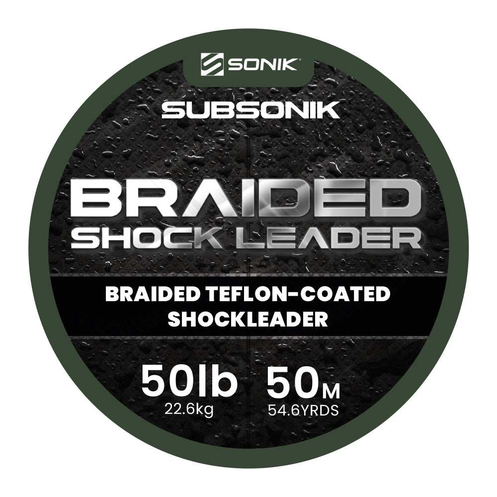 SONIK BRAIDED SHOCK LEADER 50LB 100M - Zsinór