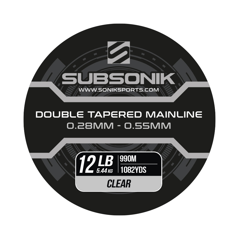 SONIK SUBSONIK DOUBLE TAPERED MAIN LINE CLEAR - Zsinór