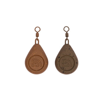 Trakker Flat Pear Swivel Leads - Ólom