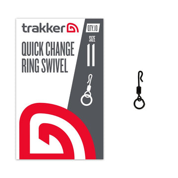 Trakker Quick Change Ring Swivel (Size 11) - Forgó