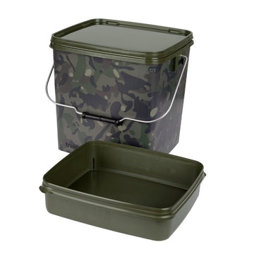 Trakker 13 Ltr Camo Square Container - Vödör