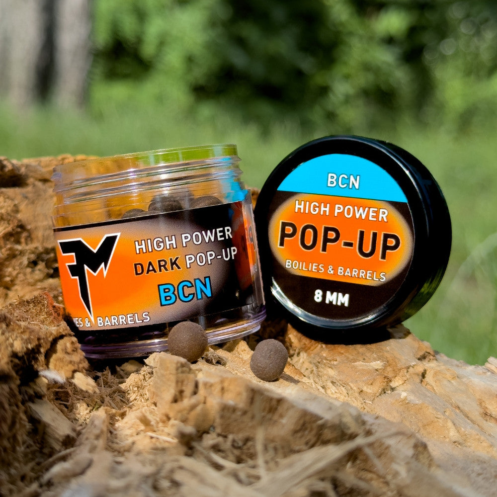 High Power Dark POP-UP Boilies & Barrels
