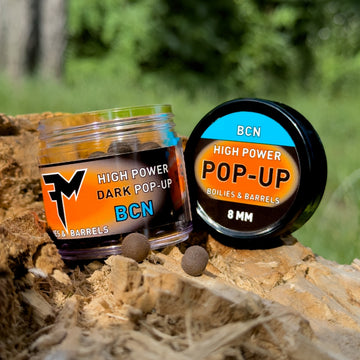 High Power Dark POP-UP Boilies & Barrels