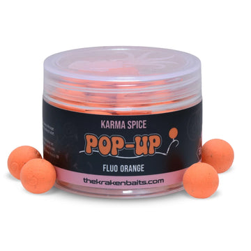 The Kraken Baits - Karma Spice Fluo Orange Pop-Ups