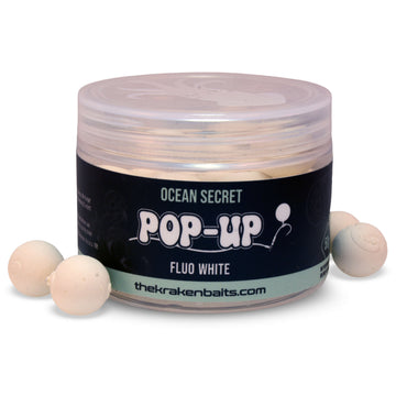 The Kraken Baits - Ocean Secret Fluo White Pop-Ups