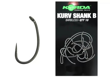 Korda Kurv Shank Barbless - Szakáll nélküli horog