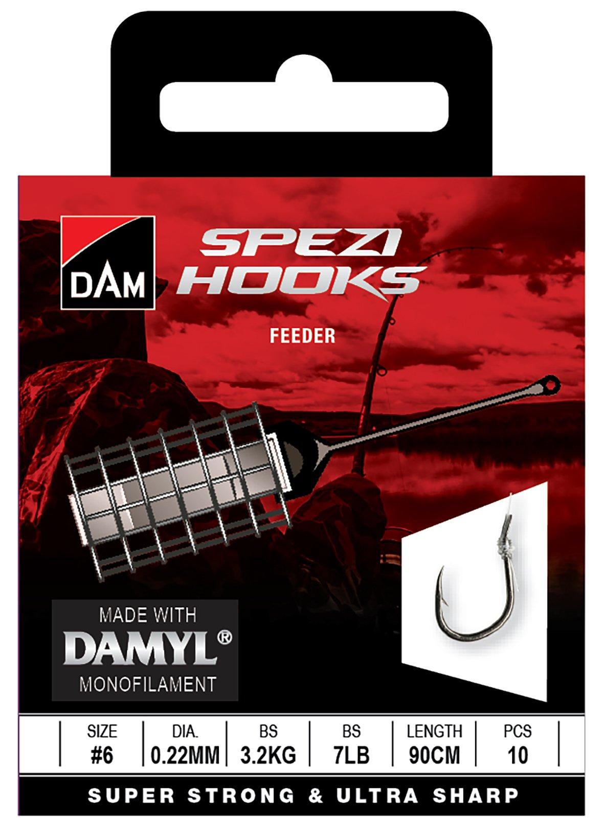 DAM SPEZI FEEDER 6 0.22MM 3.2KG 90CM 10PCS