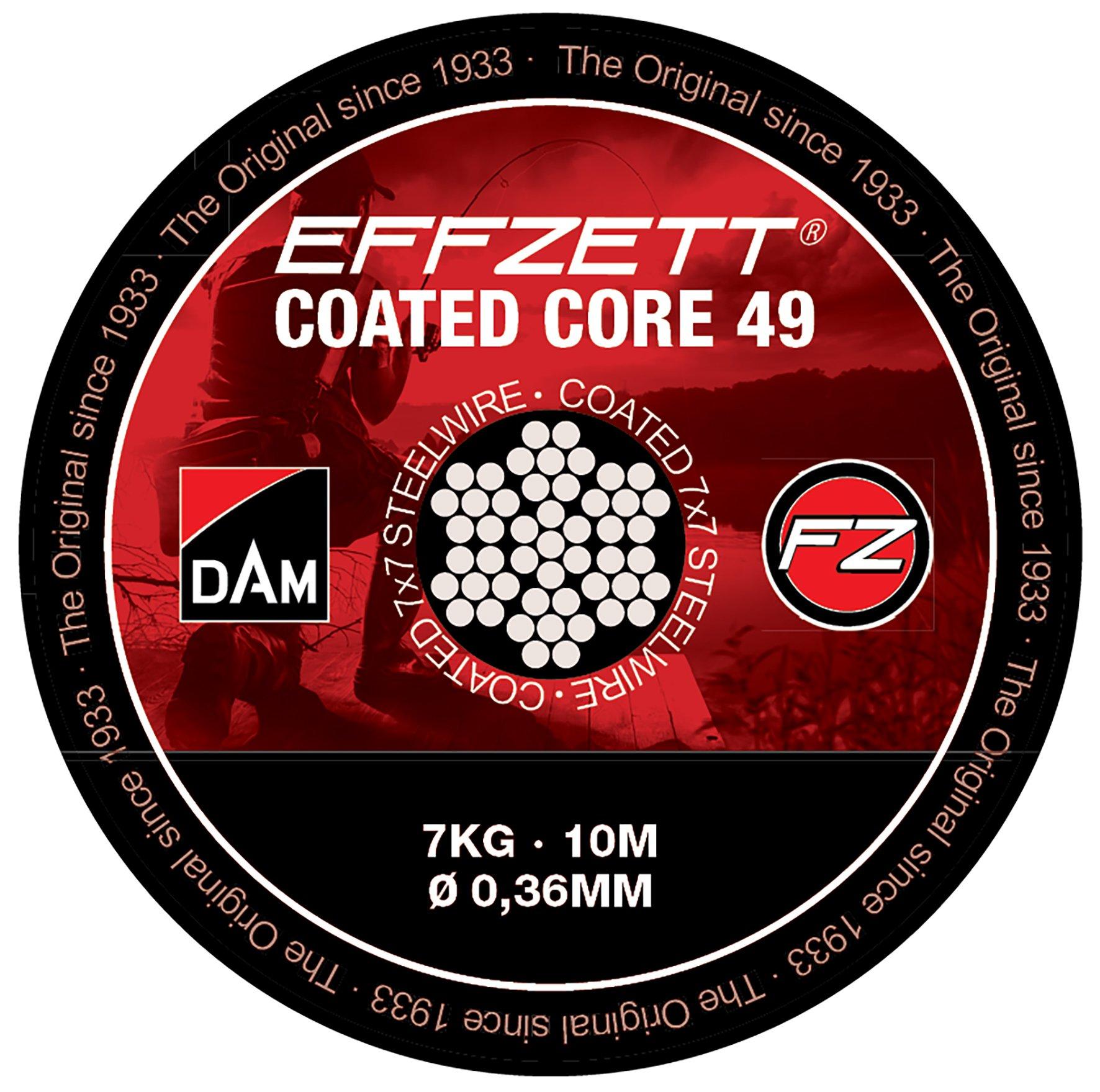 DAM COATED CORE49 STEELTRACE 10m 7KG BROWN