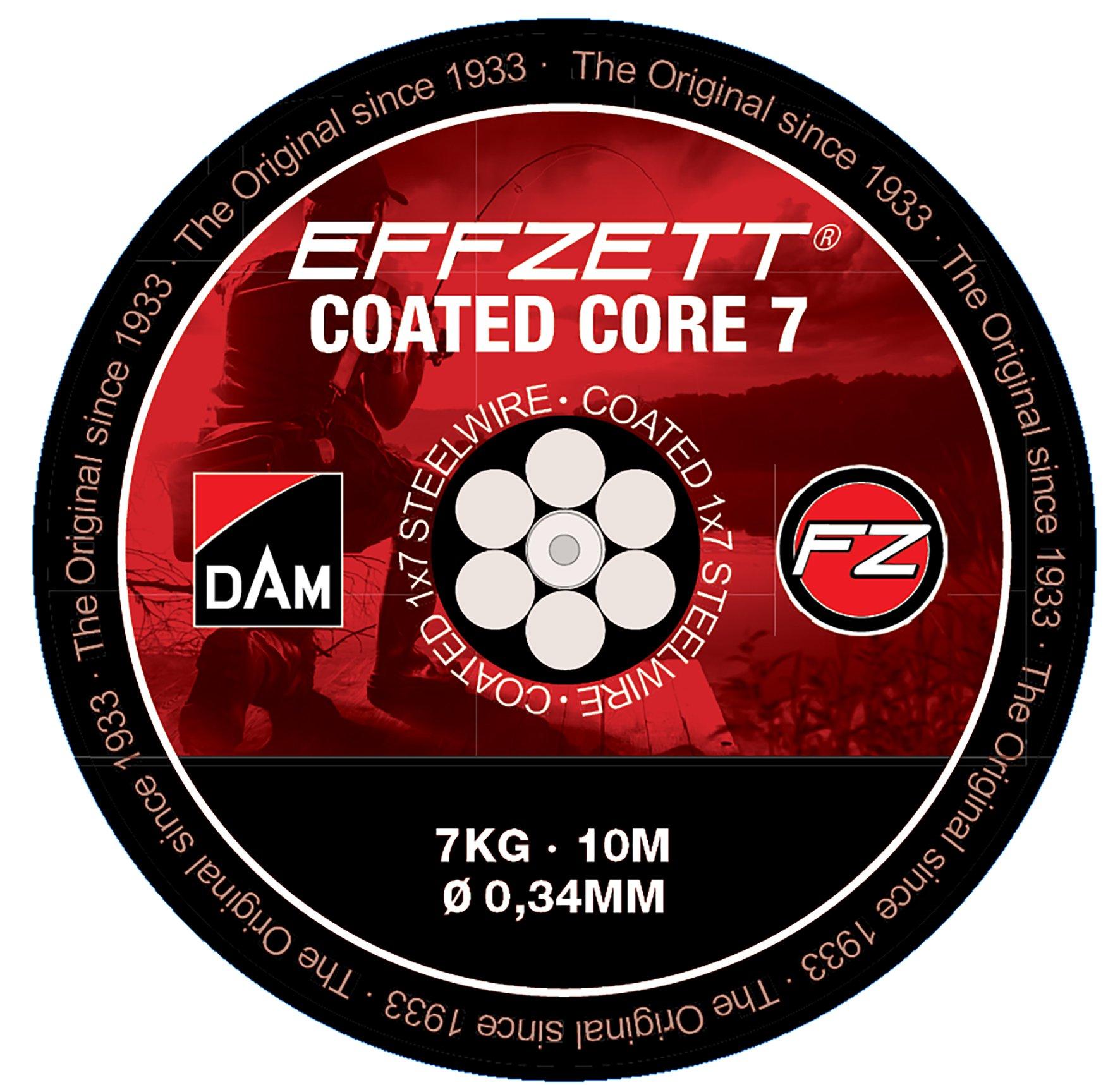 DAM COATED CORE7 STEELTRACE 10M 7KG BLACK