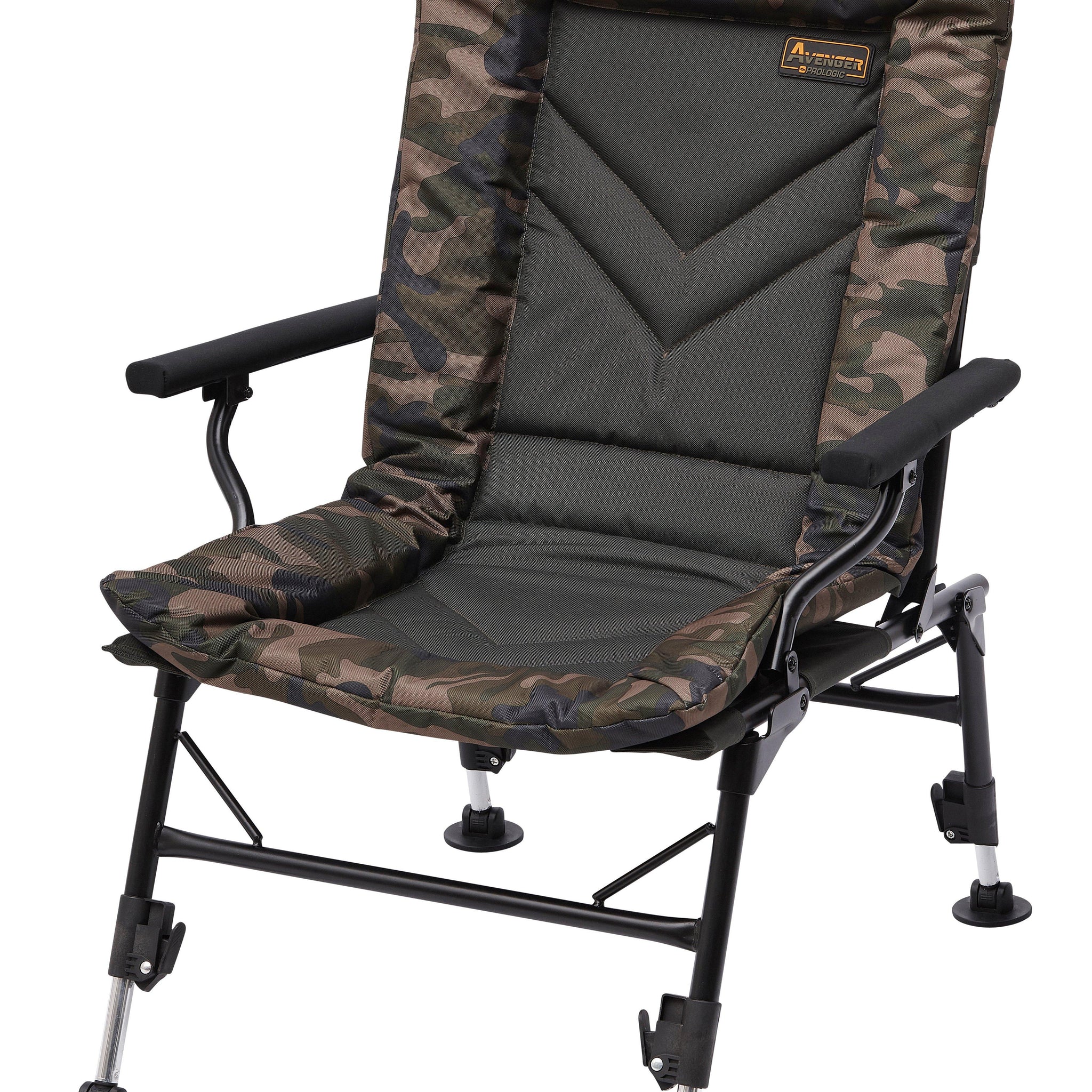 Prologic AVENGER COMFORT CAMO CHAIR W/ARM N COVER, 5.5KG, 50X38X55CM