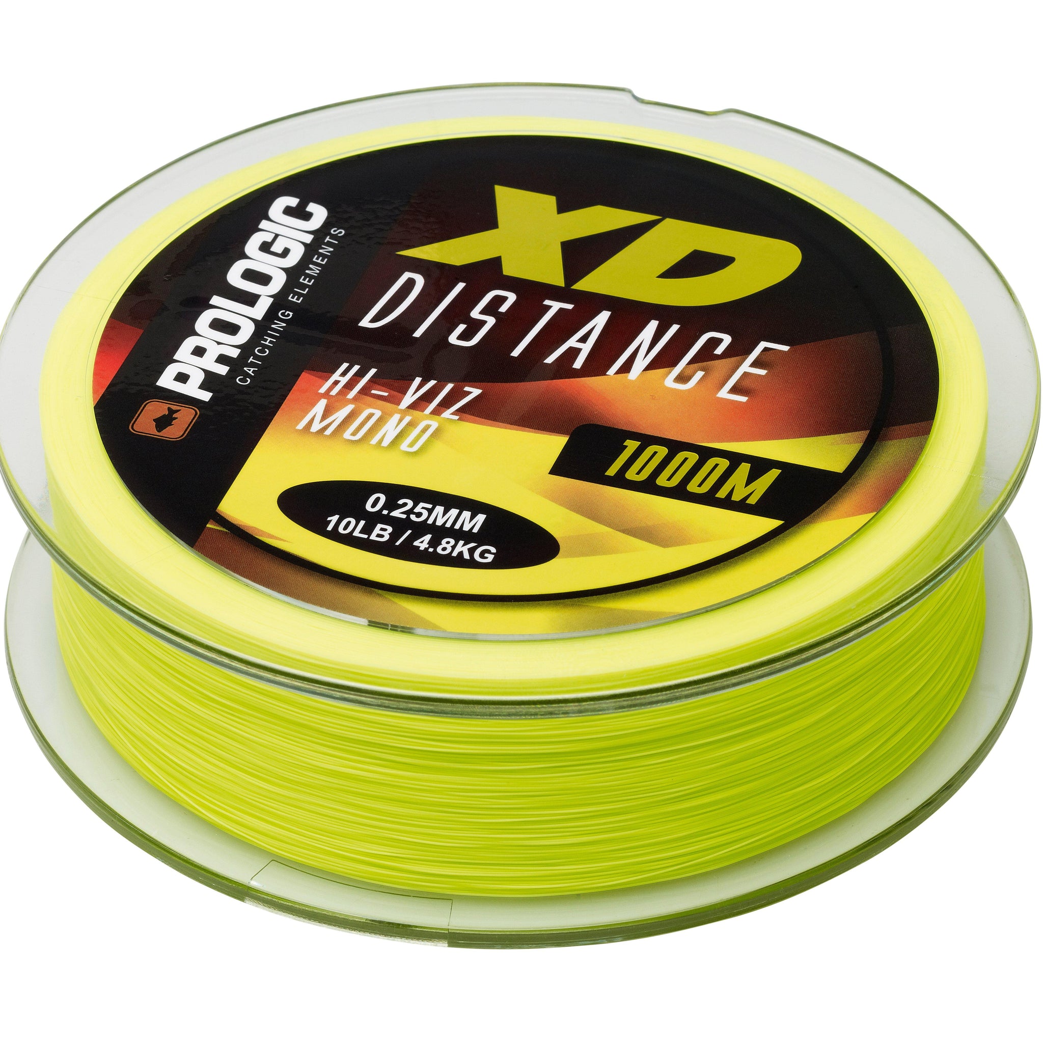 Prologic XD DISTANCE MONO 1000M 0.25MM HI-VIZ YELLOW