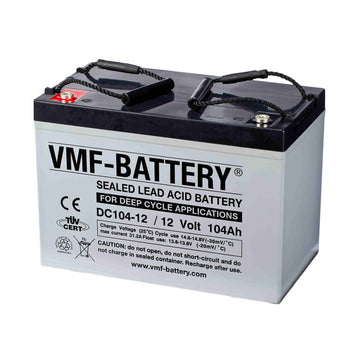 Akkumulátor - VMF AGM Deep Cycle Lead Battery 12V - 104Ah