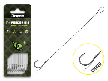 Delphin Braided Sting Feeder Rig - Chinu / 10db