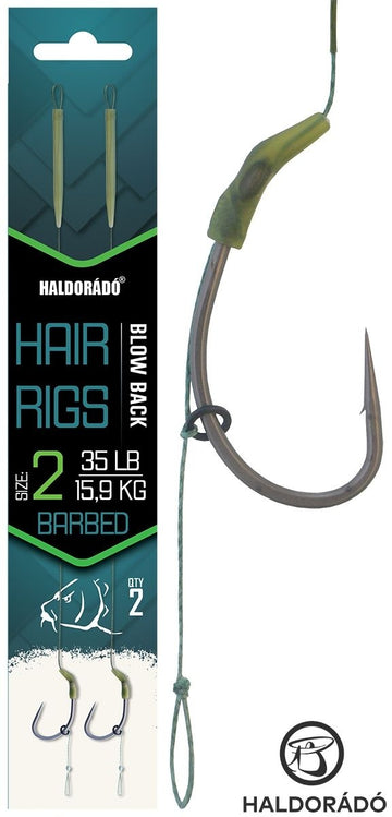 HALDORÁDÓ Blow Back Rig - professzionális pontyos horogelőke fekvő és hóember csalikhoz