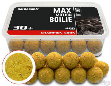 HALDORÁDÓ MAX MOTION Boilie Long Life 30+ mm - Etető bojli