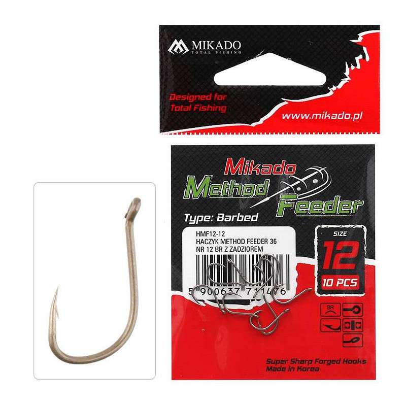 Mikado Method Feeder W/Barb 10